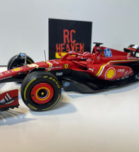 Burago 1:18 Ferrari SF-24 Charles Leclerc Seasonal Livery Formula One Model Car.