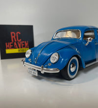 Maisto 1/18 Scale - 1955 Volkswagen Kafer.VW Beetle Diecast Model Car  Blue.