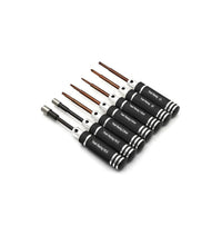 Yeah Racing Black Aluminium Mini Tool Set 7Pcs Rc Car Boat Plane Hobby Tools