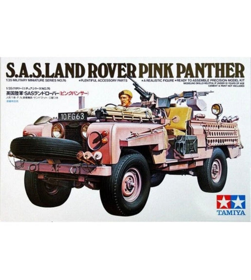 Tamiya 1/35 Scale British Special Air Services (SAS) Pink Panther Model Kit No: 35076