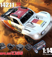 MJX Hyper Go 14211 4WD 1/14 Scale Brushless Short Course Truck RTR With 3S Lipo.