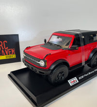 Maisto 2021 Ford Bronco Wildtrack Red 1/18 Scale Diecast Model Car.