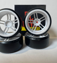 Rc Car Drift Wheels 1/10 12mm Hex Mounts To Fit HSP HPI TT-01 TT-02 VRX Tamiya.