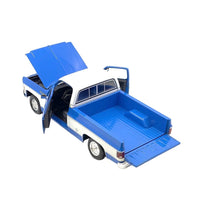 Maisto 1/18 Scale - 1974 Chevrolet C10 Cheyenne Super  - Blue Diecast Model.