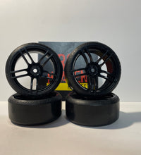Rc Car Drift Wheels 1/10 12mm Hex Mounts To Fit HSP HPI TT-01 TT-02 VRX Tamiya.