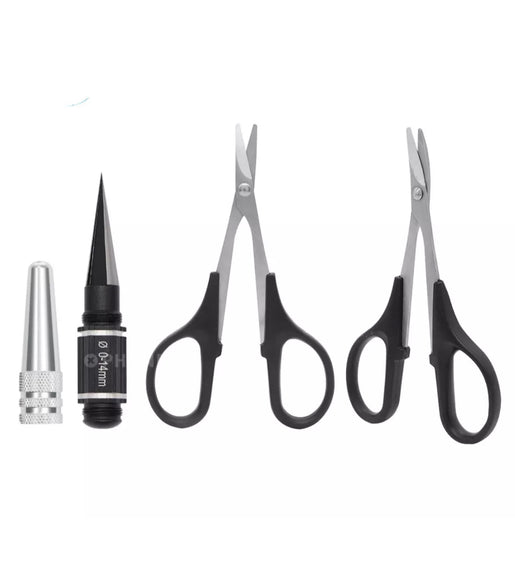 Hobby Tool Set Curved Scissors & Hole Reamer For Tamiya Kyosho Model Rc Car