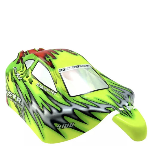 HSP 10707 1/10 scale rc buggy body shell XTSR Cheetah Grampus Mean Green Machine.
