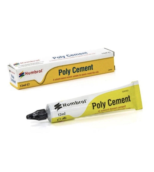 Humbrol Poly Cement Medium ( Tube) Plastic Model Kit Modellers Glue