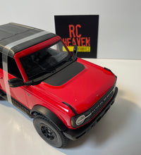 Maisto 2021 Ford Bronco Wildtrack Red 1/18 Scale Diecast Model Car.