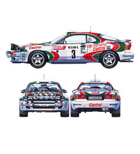 Tamiya 1/24 Scale Toyota Celica GT-4 1993 Monte Carlo Rally Model Kit No: 24125