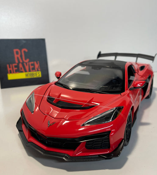 Maisto 1/18 Special Edition Chevrolet Corvette ZR1 Coupe Red Diecast Model Car.