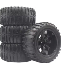 HSP 88015 1:10 Monster Truck Bigfoot HSP 94111 94108 94188 Set Of 4 Rims Tyres.