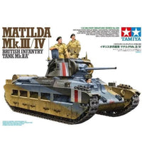 Tamiya 1/35 Scale Matilda Mk.III/IV British Infantry Tank. Model Kit No: 35300