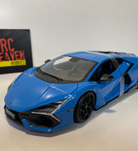 Maisto Lamborghini Revuelto 2023 1:18 Scale Blue Diecast Model Car.