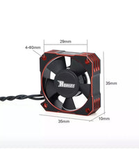 Rocket 35 X 35 X 10 mm ESC & Motor Cooling Fan 21000 RPM Suit Arrma 185 BLX