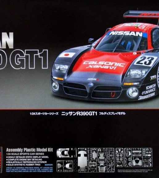 Tamiya 1/24 Scale Nissan R390 GT1 Model Kit No: 24192
