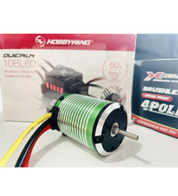 Brushless Sensorless 3060kv Motor And 60 Amp Hobbywing Esc Combo 2-3S Lipo Power