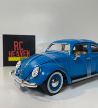 Maisto 1/18 Scale - 1955 Volkswagen Kafer.VW Beetle Diecast Model Car  Blue.