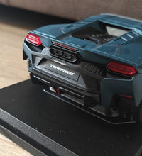 Maisto - Lamborghini Temerario - 1:18 Scale Metallic Blue Diecast Model Car.