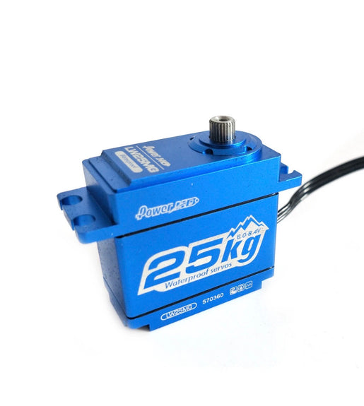 Power HD Standard 25kg Servo 7.4v Metal Geared Waterproof Servo