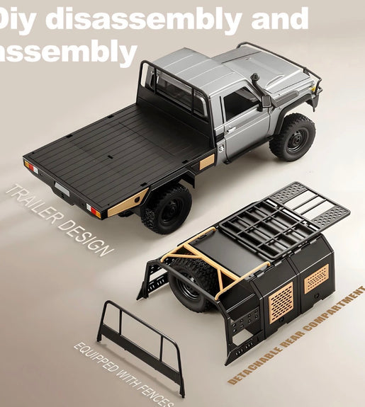 MN Model 1/12 Toyota LC79 4WD RC Crawler RTR (Grey) MN-82S-G