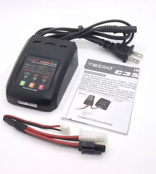 Balance Charger 2S 3S LiPo, Nimh Life 1-8S Tamiya Plug