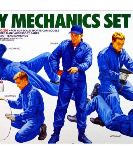 Tamiya 1/24 Scale Rally Mechanics Set Model Kit No: 24266