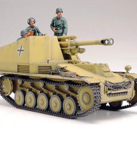 Tamiya 1/35 Scale German Self-Propelled Howitzer Wespe Italian Front Plastic Model Kit No: 35358