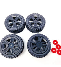 Mjx Hyper Go 1:14 Scale 4wd Rc Car Drift Wheels 4 Pieces 12mm Hex Part 1415A1
