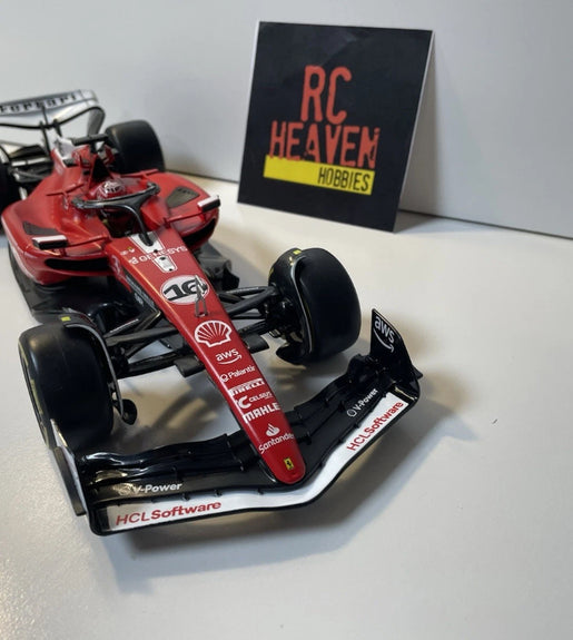 Burago 1:18 Ferrari SF-23 Charles Leclerc Las Vegas GP Livery F1 Diecast Model.