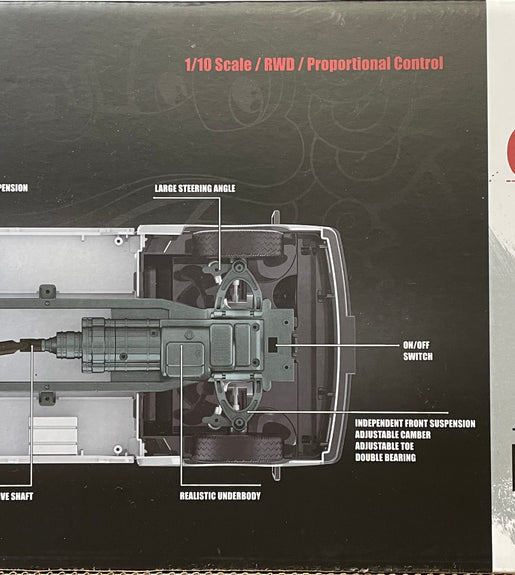 WPL 1/10 Scale Kei Truck Rc D series RTR Drift Truck.