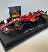 Burago 1:18 Ferrari SF-24 Charles Leclerc Seasonal Livery Formula One Model Car.