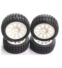 Mjx Hyper Go 1:14 Scale 4wd Rc Wheels & Tyres Set Of 4 12mm Hex Part No: 1415A2.