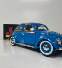 Maisto 1/18 Scale - 1955 Volkswagen Kafer.VW Beetle Diecast Model Car  Blue.