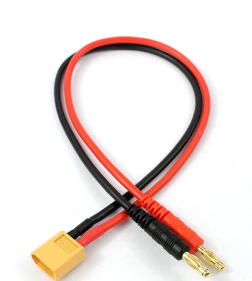 XT60 Charge Cable Male XT60 to 4mm  bullet connector Charging Cable Rc Car Plane