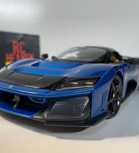 Maisto F80 Ferrari 1:18 Scale Model Diecast Car Blue.