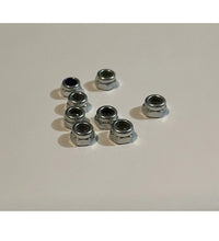 HSP 02091 3mm Blue Aluminium Nyloc Nuts 8Pcs 1/10 Rc Car Upgrade Part 102048