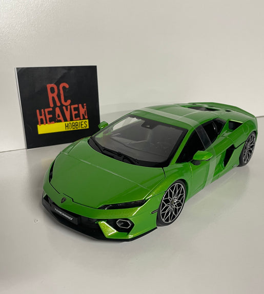 Maisto - Lamborghini Temerario - 1:18 Scale Green Diecast Model Car.