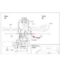 VRX 11020 Central Transmission Mount Cobra RH817 RH818 VRX 10728 Rc Car.