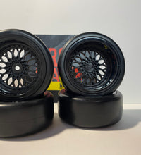 Rc Car Drift Wheels 1/10 12mm Hex Mounts To Fit HSP HPI TT-01 TT-02 VRX Tamiya.