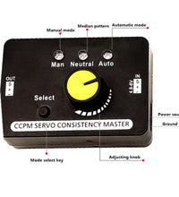 Servo Tester 3 Modes, Digital DC 4.8-6V Accurate PPM Consistency Rc Plane Heli.