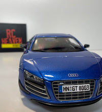 Maisto Audi R8 GT 1:18 Scale Blue Diecast Model Car.