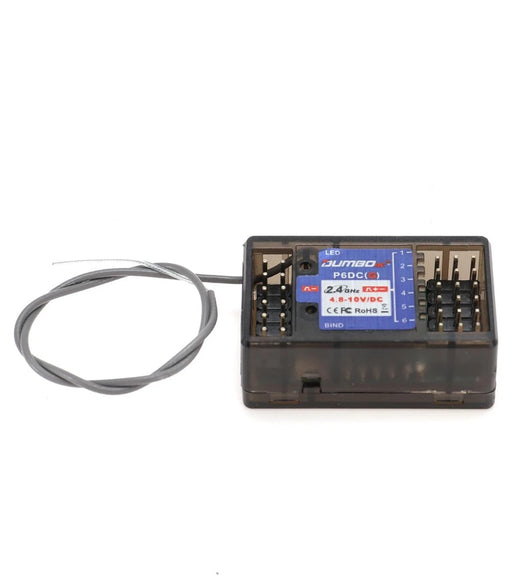P6DCG RC Gyro Receiver with Linkage LED Simulation System 2.4Ghz Dumborc DDF-350