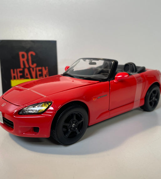 Maisto Honda S2000 1/18 Scale Diecast Model Car -JDM -V-TEC- Sports Car