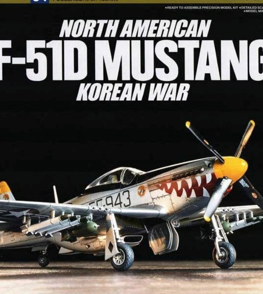 Tamiya 1/72 Scale North American F-51D Mustang Korean War plastic model kit No: 60754.