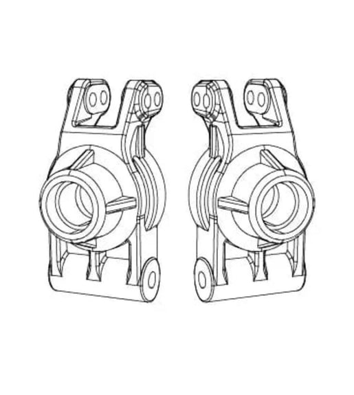 MJX Hyper Go 10210 & 10208 1/10 Rc Truck Rear Hub Carriers. Part No: 10260