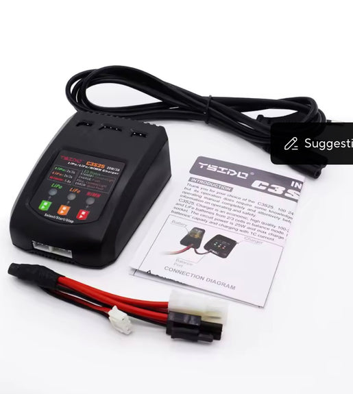 Balance Charger 2S 3S LiPo, Nimh Life 1-8S Tamiya Plug