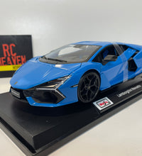 Maisto Lamborghini Revuelto 2023 1:18 Scale Blue Diecast Model Car.