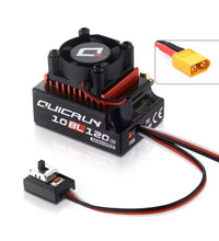Hobbywing Quicrun 10BL120 G2 Sensored Brushless 120 Amp ESC. DIY Deans XT60 plug.