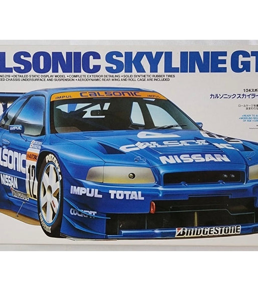 Tamiya 1/24 Scale Calsonic Skyline GT-R (R34) Model Kit No: 24219